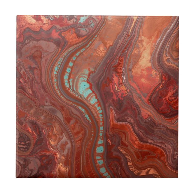 Elegant Rich Copper Patina Metallic gold  (Frente)