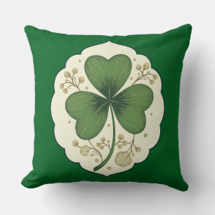 Elegant Shamrock St Patrick’s Day - almofada