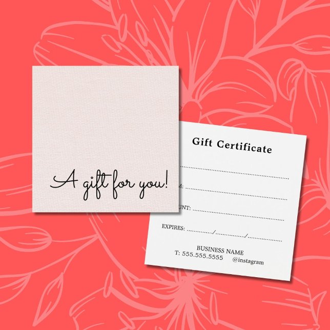 Elegant  Simple Texture Rose Beauty Salon (Criador carregado)