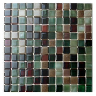 Elegant stylish Emerald Green & Gold Agate mosaic