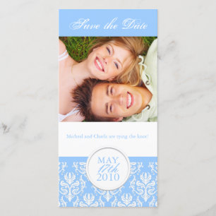 Elegant Summer Save the Date Cartões de fotos