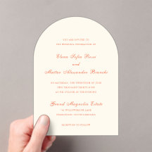 Elegant Terracotta Modern Classic Wedding