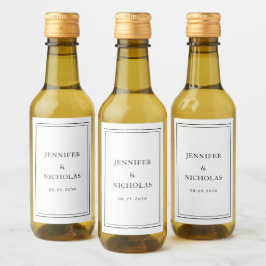 Elegant Typography Black And White Wedding