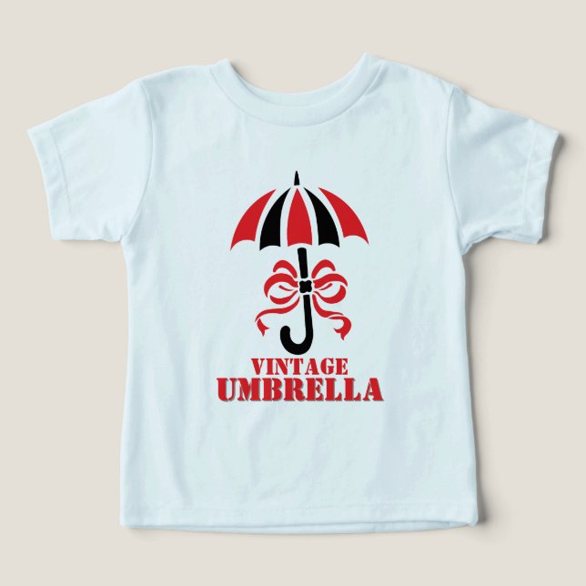 Elegant Vintage Umbrella with Ribbon Bow Design (Design frontal)