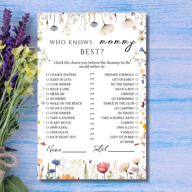 Elegant White Wildflower Mommy To Be Baby Shower (Criador carregado)