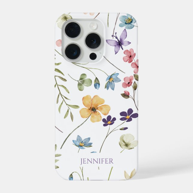 Elegant Wildflower Wild Flower Floral Custom (Verso)