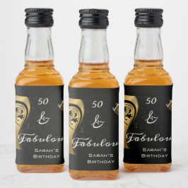 Elegante 50 e fabulosa Festa de aniversário Dourad