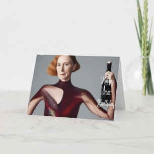 Elegante 60º Cartão de Aniversário para uma Mãe de