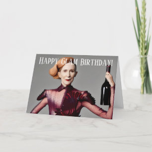 Elegante 60º Cartão de Aniversário para uma Mãe de