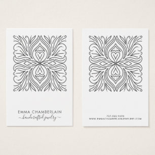 Elegante Abstrato Floral Motif