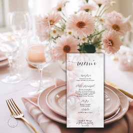 Elegante acuarela ruor rosa margaritas