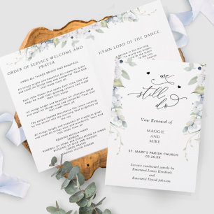 Elegante Ainda Fazemos, Vow Reneway Ceremony Progr