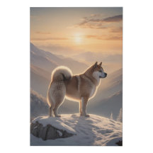 Elegante Akita Canvas Wall Art