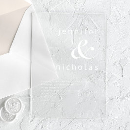 Elegante Ampersand Wedding