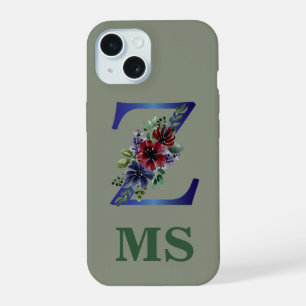 elegante aquarela de um buquê floral vermelho e az