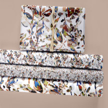 Elegante Aquarela Deixa Berries Floral