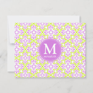 Elegante árabe Damask Lilac Purple Personalizado