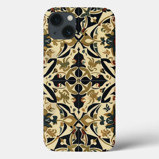 Elegante Árabe Floral (Verso)