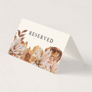 Elegante Autumn Watercolor Ecru Reservado