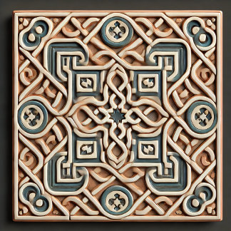 Elegante Azulejo Zellige marroquino - Intrate Geo