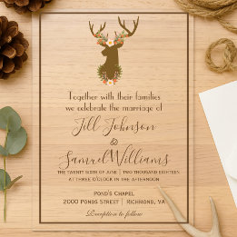 Elegante Barn inspirado no Floral Antler Motive