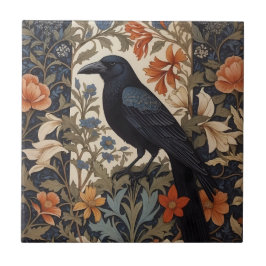 Elegante Black Raven William Morris Inspirou Flora