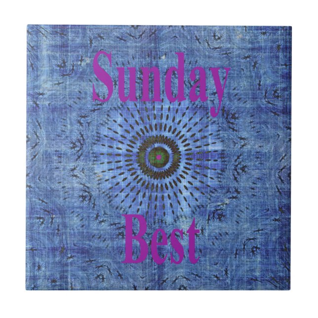 Elegante Blue denim motif vetor impressão (Frente)