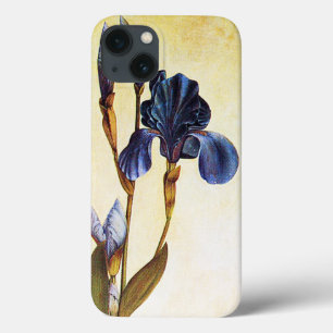 ELEGANTE BLUE IRIS FLOWERS Ivory Floral