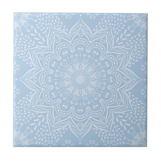 Elegante Blue Mandala (Frente)