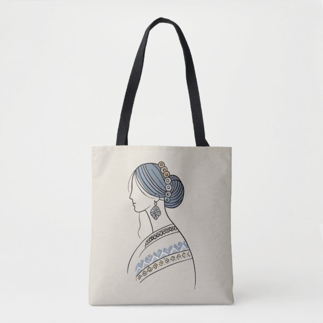 Elegante Bolsa de Ombros de Arte Folclórica Ucrani (Frente)