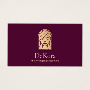 Elegante Borgonha Rosa Dourada Face