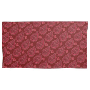 Elegante Burgundy Paisley Pattern