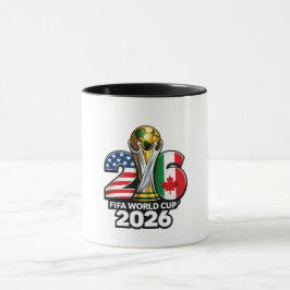 Elegante Caneca da Copa do Mundo FIFA 2026