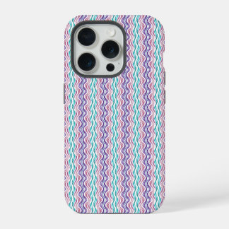 Elegante capa de iPhone com padrão abstrato ondula