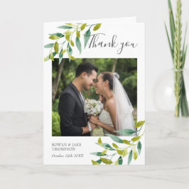 Elegante Carta de Agradecimento de Fotografia de C