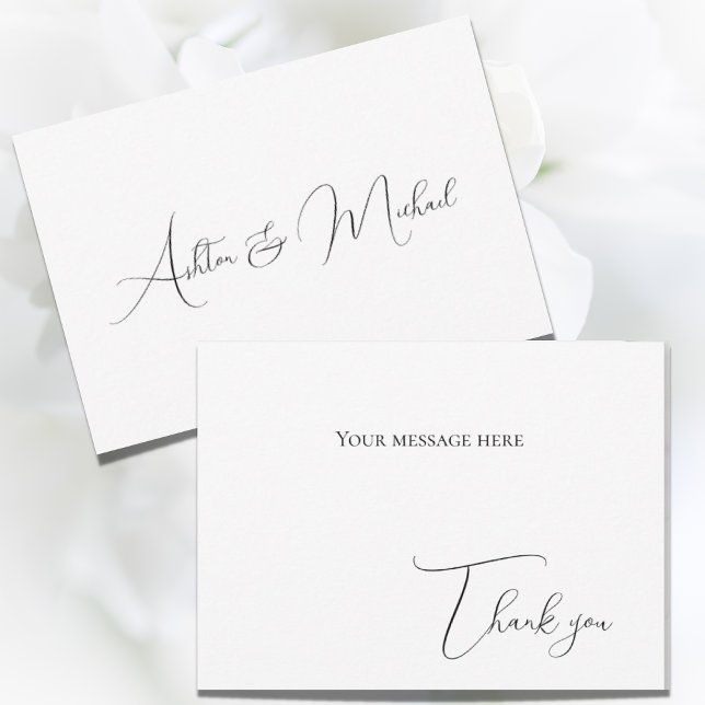 Elegante Cartão de Agradecimento de Apartamento Mo (Criador carregado)