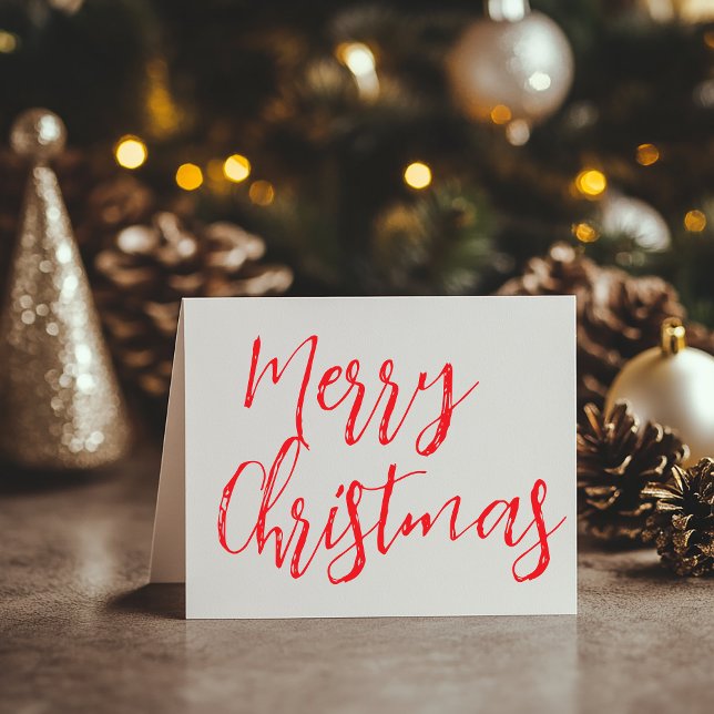 Elegante Cartão de Natal Dobrado de Boas Festas (Elegant christmas card)