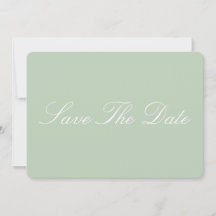 Elegante cartão de Save the Date minimalista em ve