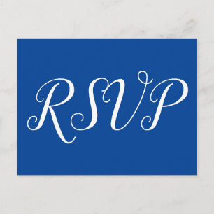 Elegante Cartão Postal "RSVP"