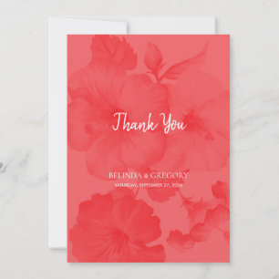 Elegante Cartões de agradecimentos de Casamento H