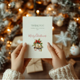 Elegante Cartões de agradecimentos de Natal em Ver