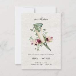 Elegante Casamento Viking Salve a Data