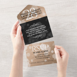 Elegante Celebração de Aniversário de Casamento da