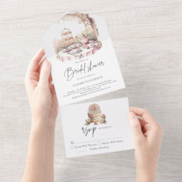 Elegante Chá de panela Jardim Rsvp