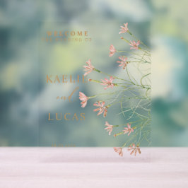 Elegante Charm Wild Flower Wedding Welcome