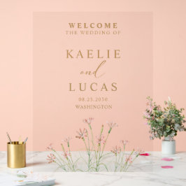 Elegante Charm Wild Flower Wedding Welcome