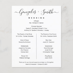 Elegante Chic Preto Branco Festa de casamento simp