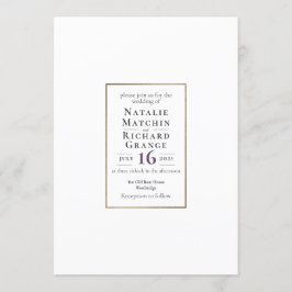 ELEGANTE CLÁSSICO DE CONVITE DE TEXTO MODELO 1