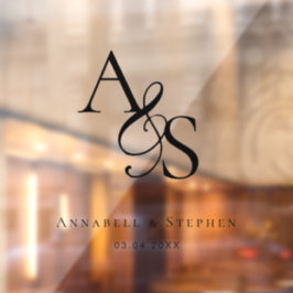 Elegante, Clássico, Monograma, Casamento