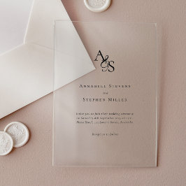 Elegante, Clássico, Monograma, Casamento